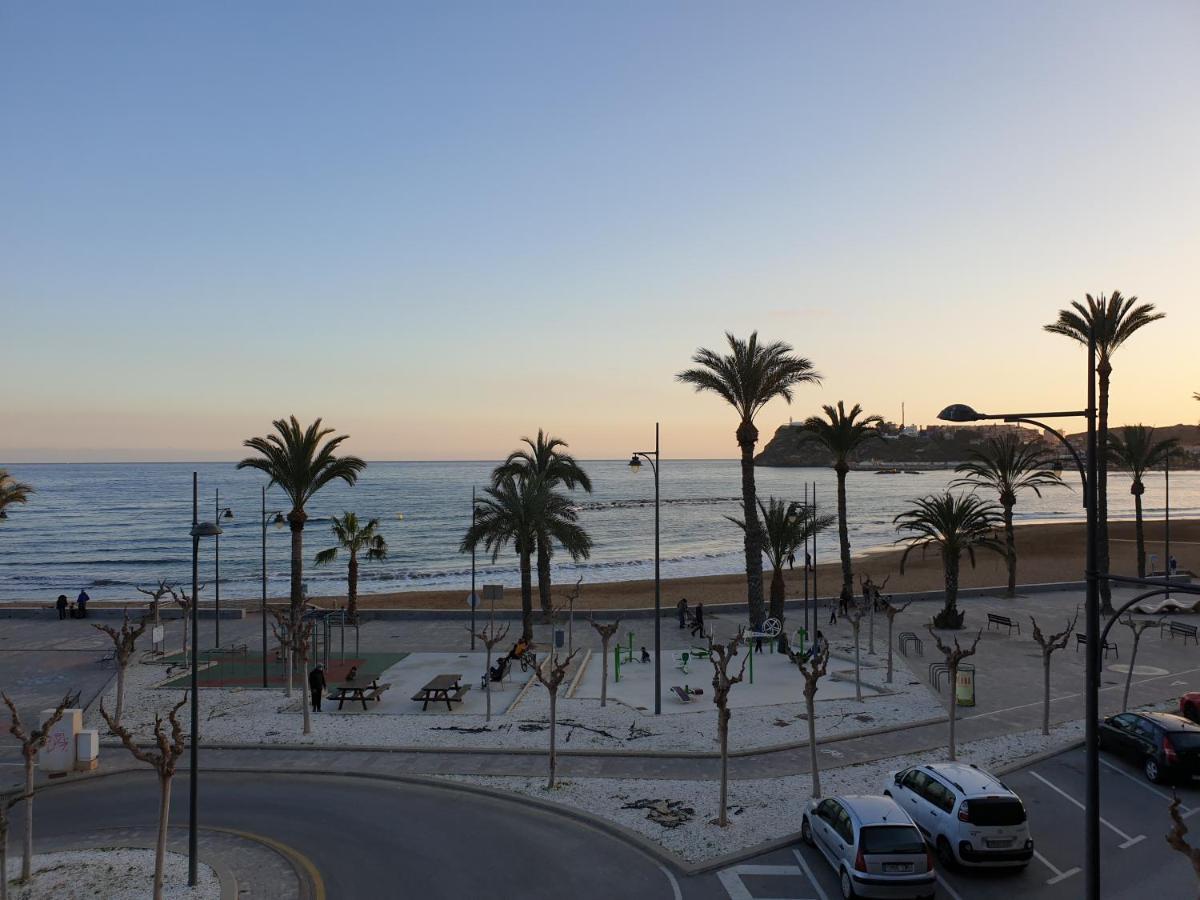 Vistas Al Mar Desde La Playa De El Rihuete En Puerto De Mazarron Apartment Exterior photo